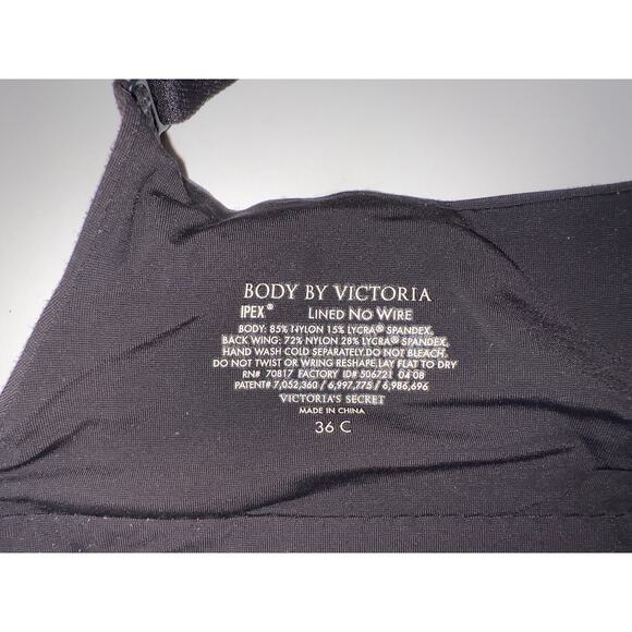 Victoria Secret women’s black body by Victoria lined no wire bra - Picture 5 of 7